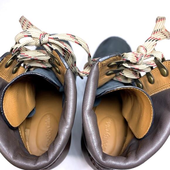 See By Chloe Eileen Lug Sole High Heel Lace Up Suede Leather Ankle Boot Black 36 - Picture 10 of 13